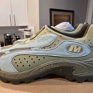 Merrell Moc Speed Streak Evo SE Suede Sneakers Mens SLIP-ON SIZE 10.5 Olive NEW